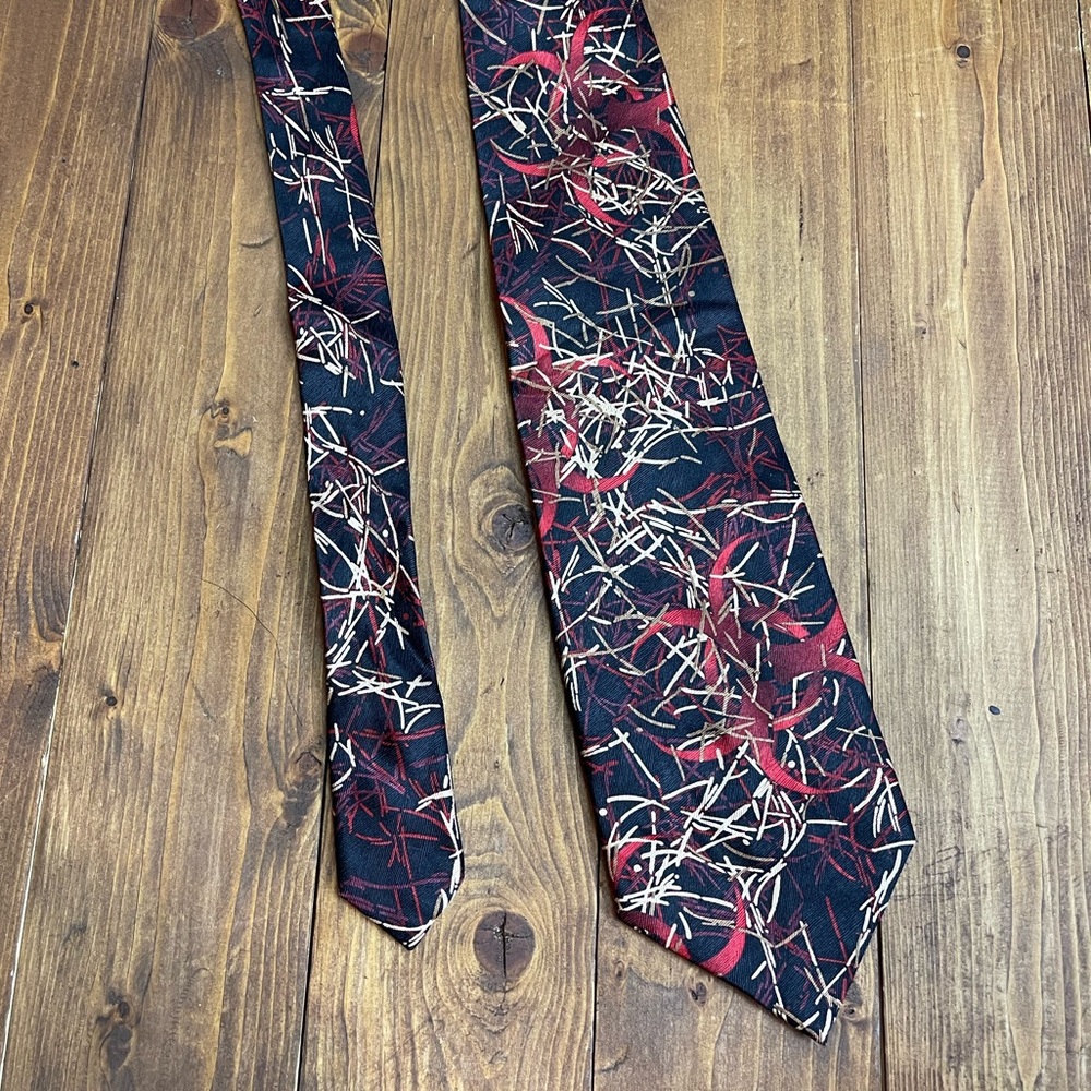 Infectious Awareables Anthrax design silk neck tie